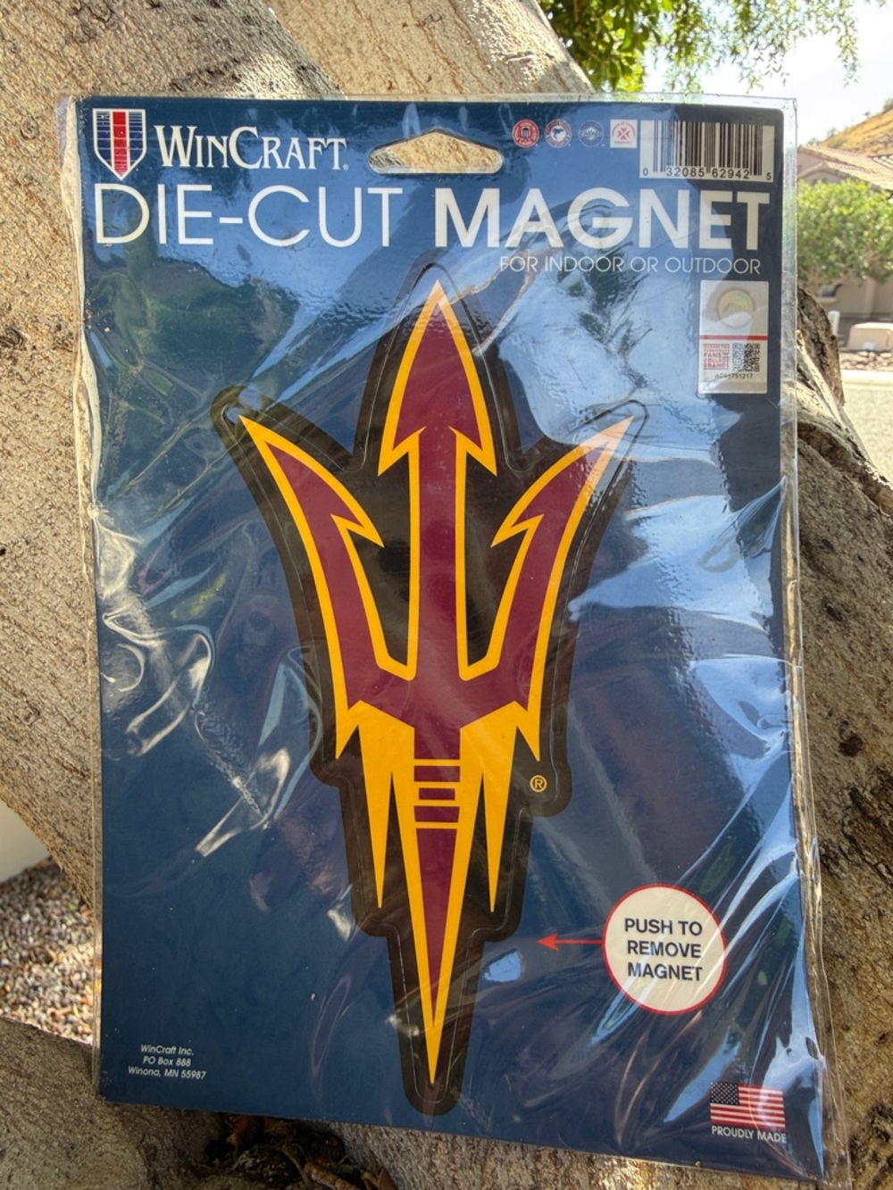 NEW Wincraft Arizona State University (ASU) Die-Cut Magnet - go Sun Devils!